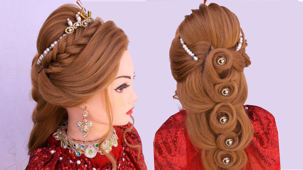 Photo pose | Pakistani wedding hairstyles, Saree hairstyles, Pakistani  bridal hairstyles