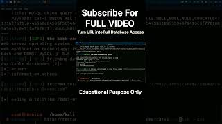how SQLMap Works | Ethical Hacking Tutorial for Beginners | Database Hacking Explained 🔥&quot;