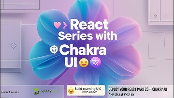 🧱 🚀 Deploy Your React Part 26 – Chakra UI App Like a Pro! 🌍⚡📦