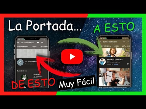 Como cambiar el BANNER de YOUTUBE 😎 de forma MUY FÁCIL ❤ 2021