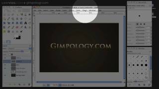GIMP Tutorial: Gold Text Effect How To! [HD]