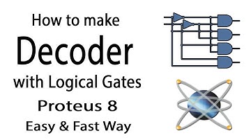 How to make a Decoder in Proteus 8