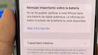 Eliminar mensaje de bateria pieza desconocida iphone explicación rápida by Revi Movil 30,493 views 11 months ago 1 minute, 6 seconds