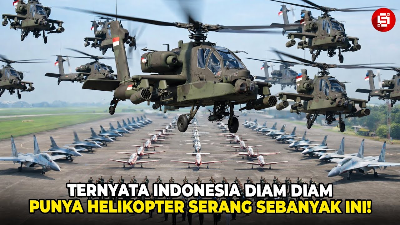 INDONESIA UNGGUL JAUH!? Inilah 5 Negara Asia Tenggara dengan Helikopter Serang Terbanyak!