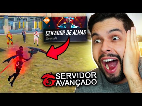 Garena Free Fire - Já se inscreveu no Servidor Avançado? Lá você pode  testar o novo modo Ceifador de Almas! Colete as almas dos seus oponentes.  ☠️ Vence quem abater mais oponentes