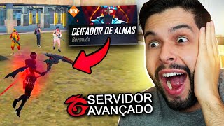 JOGUEI O NOVO MODO CEIFADOR DE ALMAS NO SERVIDOR AVANÇADO!!