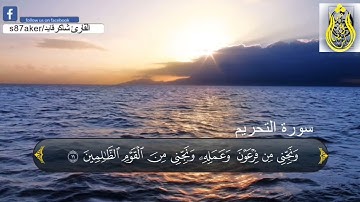 اواخر سورة التحريم تلآوة خاشعة تاخذك لعالم آخر