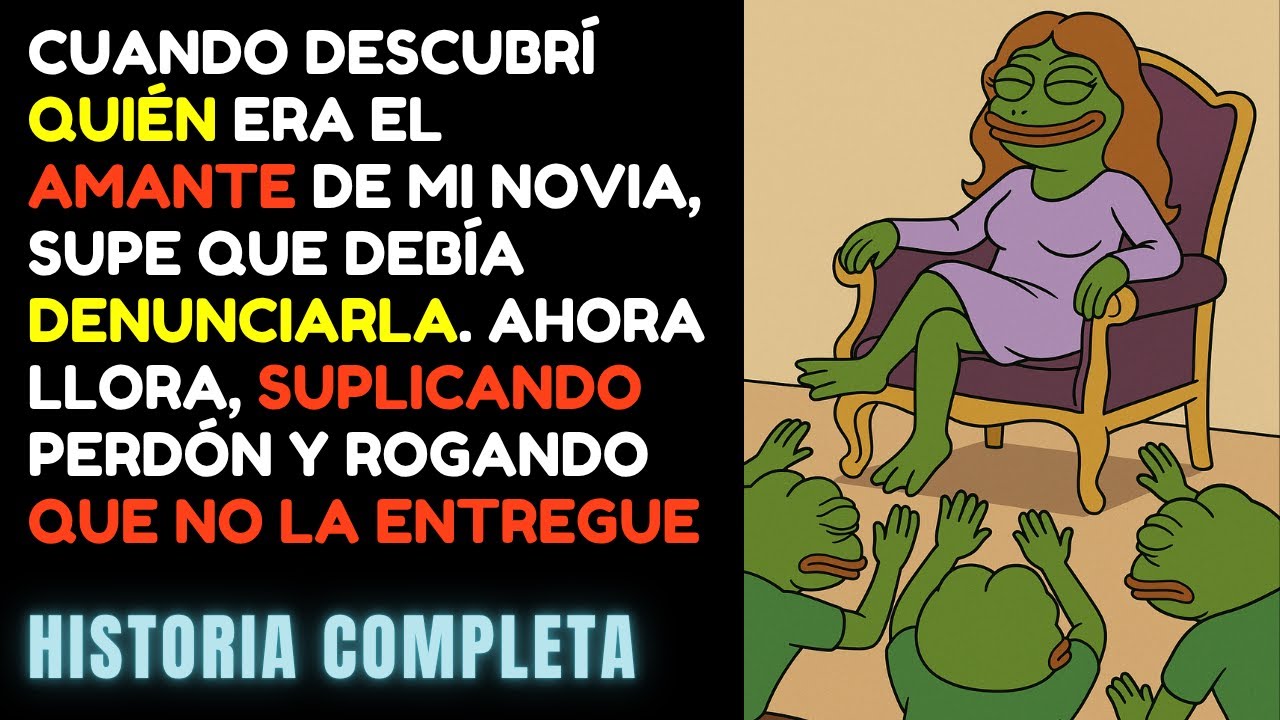 Cuando supe QUIÉN era su AMANTE. Decidí DENUNCIARLA con la POLICIA y ella ROGÓ que no la ENTREGUE