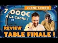 Review de la table finale de juaniitoooo sur le prime time 7000  la gagne