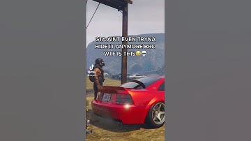 GTA AINT EVEN TRYNA HIDE IT ANYMORE😭 #shorts