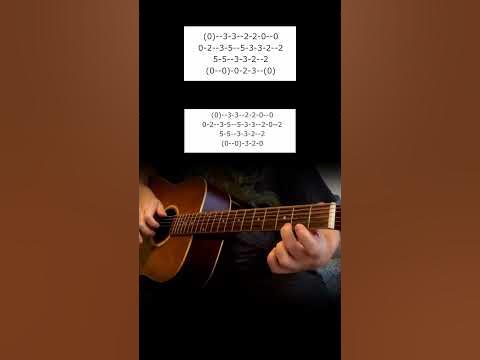 Седая ночь на одной струне. Учусь играть на гитаре #гитара #игра_на ...