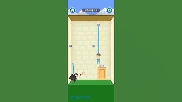 Rescue Cut Gameplay Level 19 (Android, iOS) #rescuecut #shorts #rescuecutgameplay #ytshorts