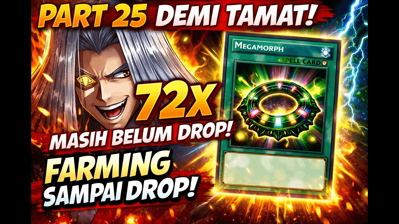 PART 25 – DEMI TAMAT! FARMING MEGAMORPH SAMPAI DROP!