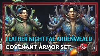 Leather Night Fae Ardenweald Covenant Armor Set - Shadowlands