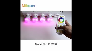 How a remote control can control LED smart lights in different groups？