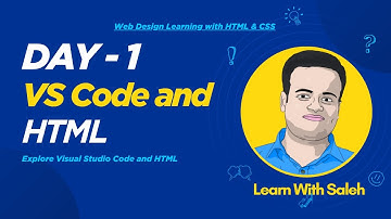 Day 1: Install VS Code & Learn HTML | Web Design Tutorial for Beginners