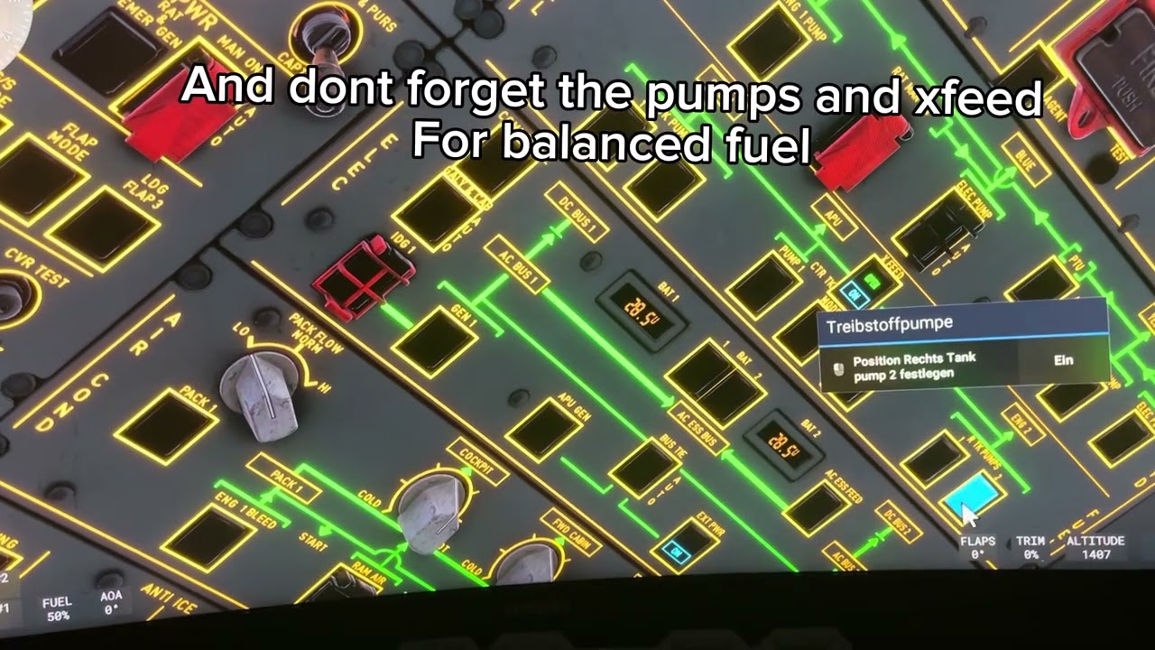 A320ceo cold and dark start up