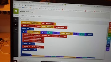 Código programación del sensor de aparcamiento - ZUM CORE 2.0 - Arduino