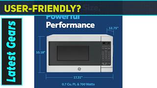 GE Compact Countertop Microwave Oven Best Space Saving Kitchen Heating Solution