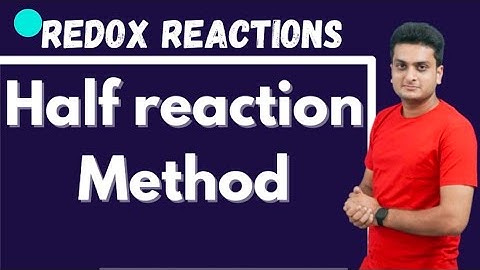 Redox - Half Reaction method - Ion electron method #redox #class11 #cbse #chemistry #ncert