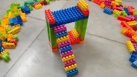 Satisfying DIY Bunk bed ASMR/Building Blocks/block game/lego building fun #asmr#buildingblocks#lego