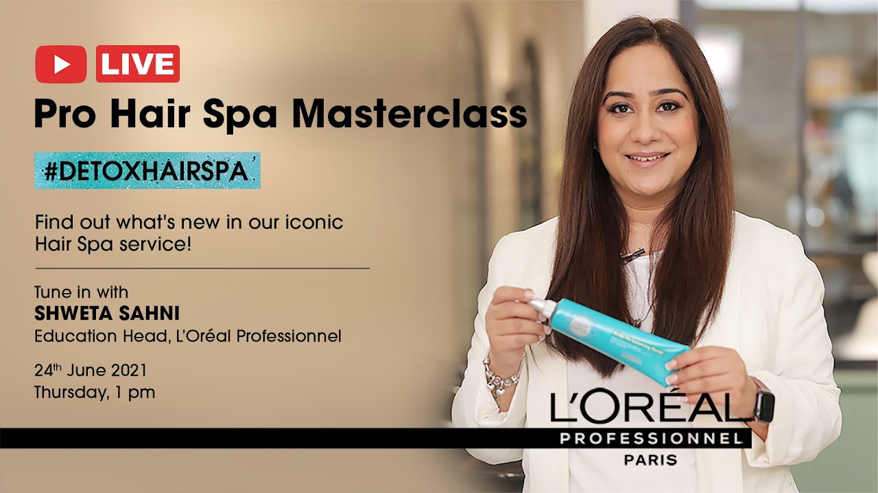 L'Oréal Professionnel Detox Hair Spa Pro Masterclass - YouTube