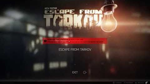 Escape From Tarkov  : Server Connection Lost