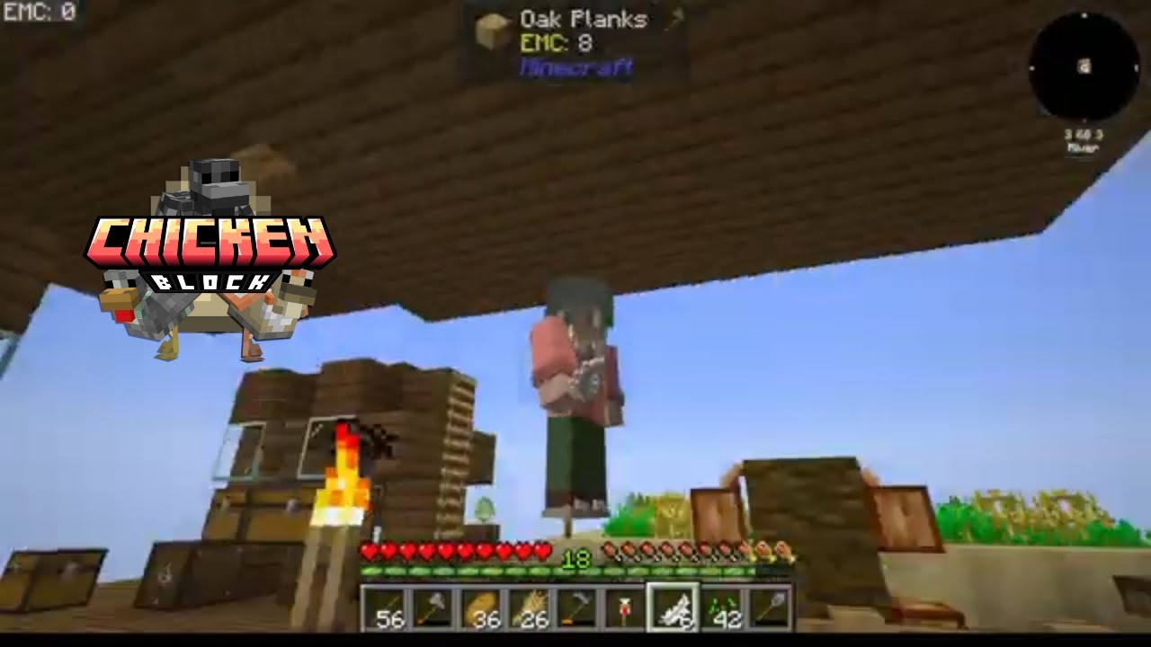 Chicken Blockd Java Minecraft ChickenBlock (java) ep 3 Silly Granny!!! - YouTube