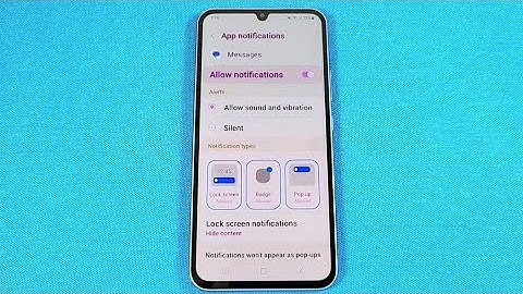 Show to show App Icon Badges Galaxy Android phone for notifications
