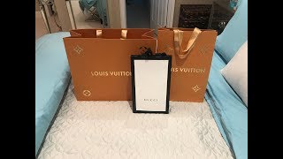 LUXURY HAUL UNBOXING - LOUIS VUITTON AND GUCCI