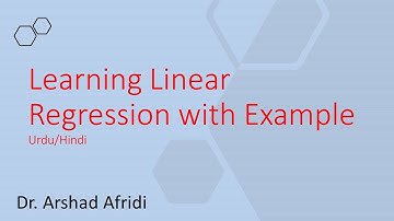 Linear Regression with Example | Machine Learning | Data Science in Urdu/Hindi by Dr. Arshad Afridi