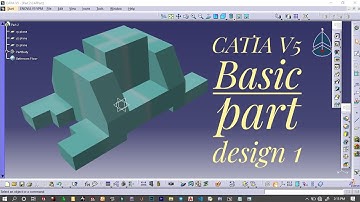 CATIA V5 - Basic Part design tutorial 2  in [2020]
