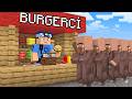 KEREM KOMİSER, BURGERCİ AÇTI !🍔😨💸 - Minecraft ZENGİN FAKİR HAYATI