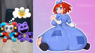 🎪 CatNap & Pomni React to FUNNY ANIMATIONS about The Amazing Digital Circus and Poppy Playtime #46
