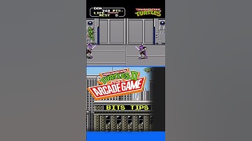 EASY Shredder Boss Fight in TMNT II: The Arcade Game NES? #Shorts