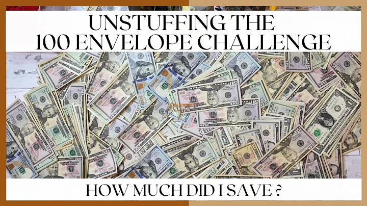 HUGE 100 ENVELOPE CHALLENGE CASH UNSTUFFING! | HOW MUCH MONEY DID I SAVE DOING THIS ? | JANUARY 2025