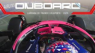 La Largada De Franco Colapinto Desde Su Onboard - Singapur 2025 Therace43