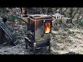 스텐각관로켓스토브/캠핑/Stainless Square pipe Rocket Stove/Camping
