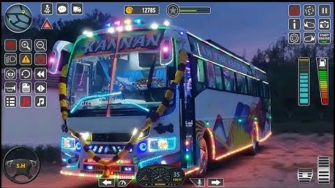City Tourist Bus Driving Simulator - Offroad Coach Bus Simulator Gameplay part 1 - Harini Gameplay