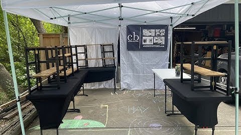 CBerry Pottery- Build out: Shelf Supports for Craft Fair Display