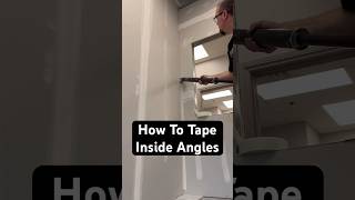 How To Tape Inside Angles #tipsandtricks #diy #tools