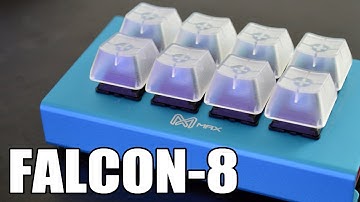 Max Keyboard Falcon-8 Review - Mini Macropad Mechanical Keyboard