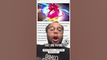 Dragon Ball Xenoverse 2 is BETTER than Sparking Zero #xv2 #dbsz #dbz