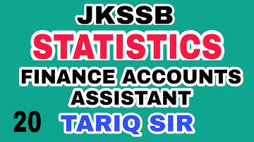 JKSSB STATISTICS (20) - INDEX NUMBER by TARIQ SIR