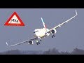 Storm/Hurricane Friederike with up to 63 Knots Crosswind and 20 go arounds or touch and go