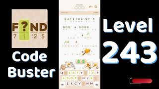 Code Busters Level 243 Walkthrough 🧩 | All Puzzle Solutions| Solutionguruji