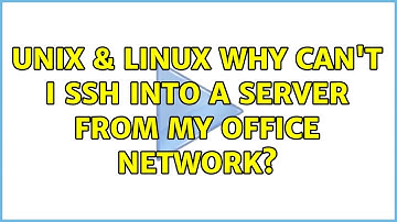 Unix & Linux: Why can