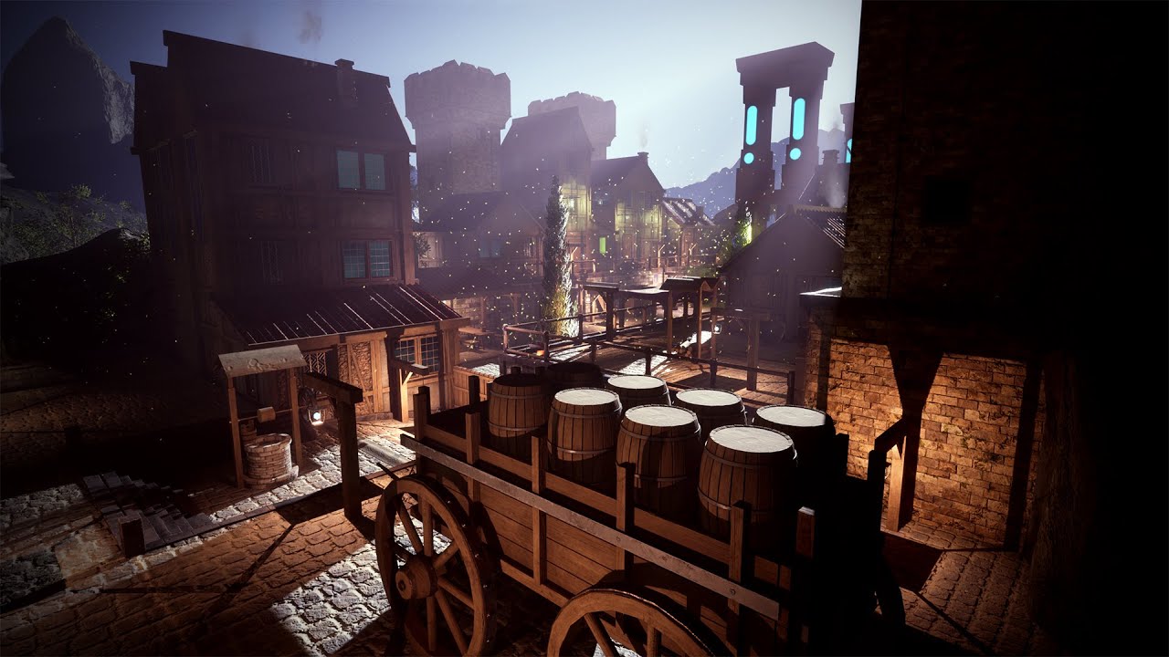 Modular Medieval Fantasy Village - Unreal Engine 5.1 - 5.5 - YouTube