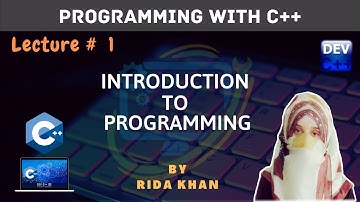 Learn C++ tutorial part 1 in hindi/urdu Introduction | By Rida Khan | SSTLab