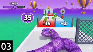 Snake Run Race 3D Running Game || Gameplay Walkthrough || (Android And iOS) screenshot 2